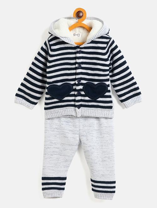kids long sleeves sweater with joggers set - 21522680 - Very Small Image - 1