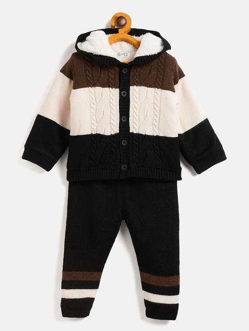 kids long sleeves sweater with joggers set - 21522688 - Very Small Image - 1