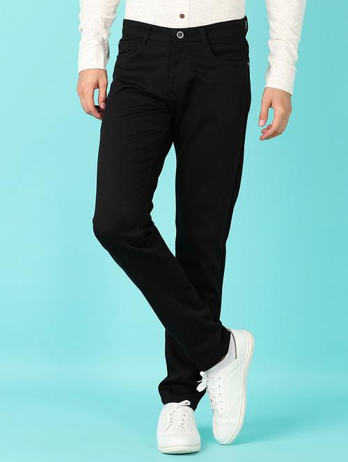 men mid rise solid chinos - 21524339 - Very Small Image - 1