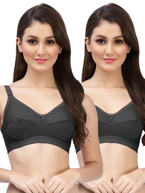 pack of 2 cotton blend minimizer bra - 21527910 - Very Small Image - 1