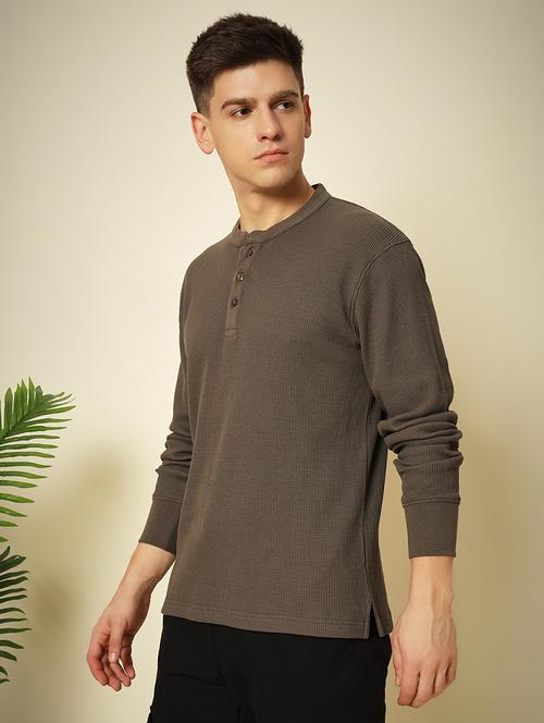 men round neck self-designed t-shirt - 21529516 - Very Small Image - 1