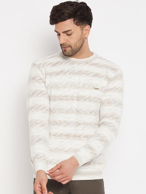 men self design long sleeve pullover - 21530281 - Very Small Image - 1