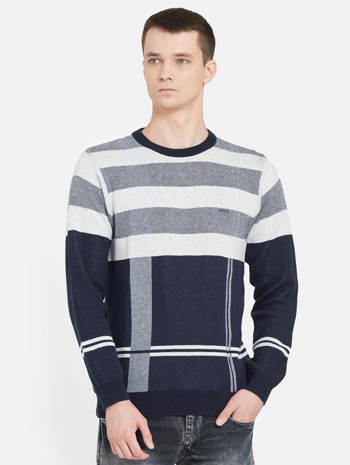 men long sleeve self-designed pullover - 21530358 - Very Small Image - 1