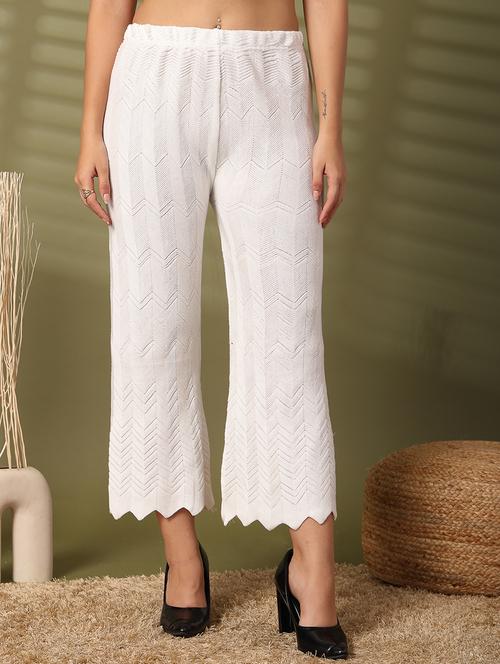 women self design straight palazzo - 21531141 - Very Small Image - 1
