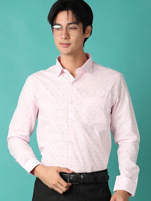 men printed long sleeve formal shirt - 21531446 - Very Small Image - 1