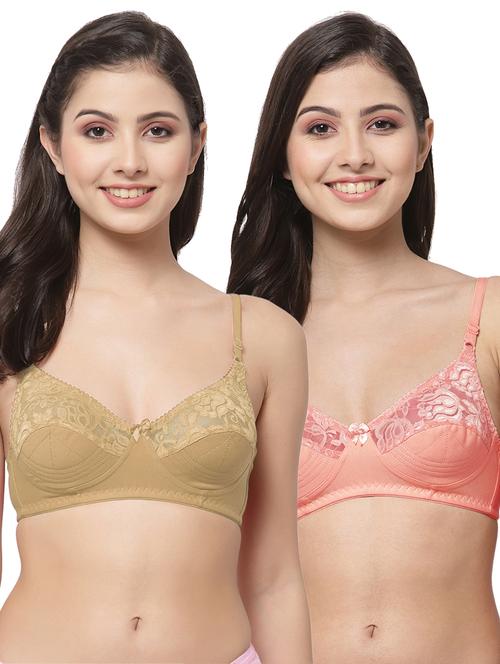 women pack of 2 solid bra combo - 21535307 - Very Small Image - 1