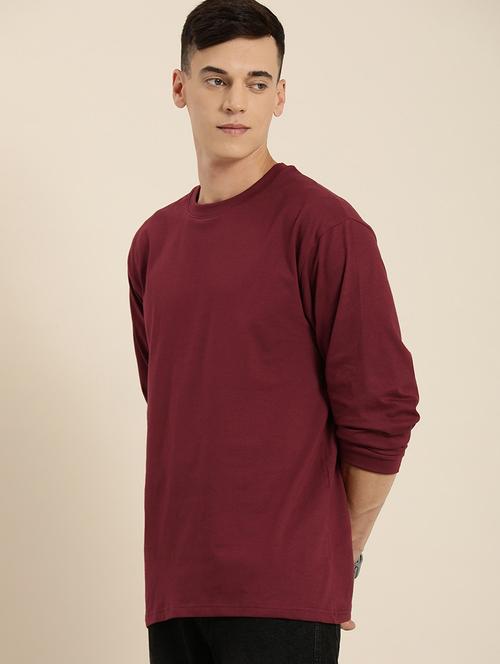 men solid round neck t-shirt - 21539271 - Very Small Image - 1