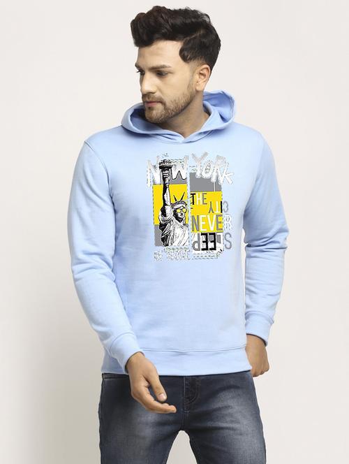 men long sleeves front print sweatshirt - 21539632 - Very Small Image - 1