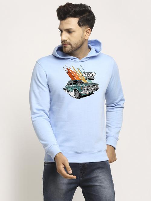 men long sleeves chest print sweatshirt - 21539659 - Very Small Image - 1