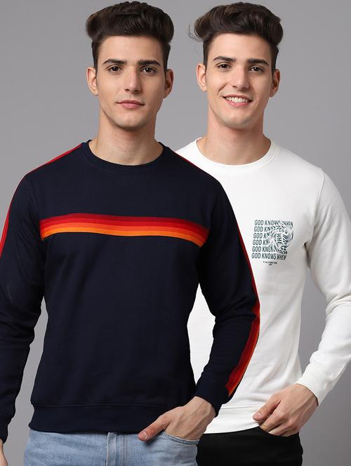 men pack of 2 printed sweatshirts - 21539763 - Very Small Image - 1