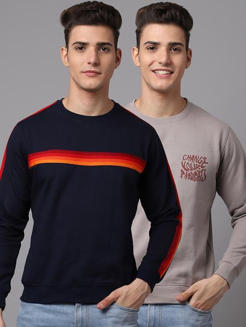 men pack of 2 printed sweatshirts - 21539764 - Very Small Image - 1