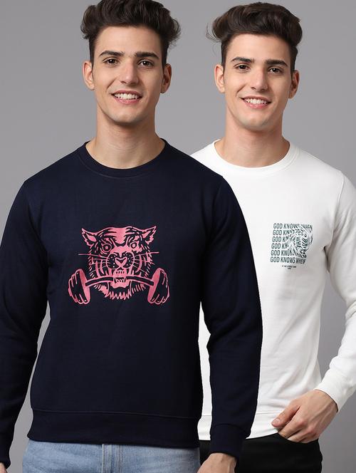men pack of 2 printed sweatshirts - 21539767 - Very Small Image - 1