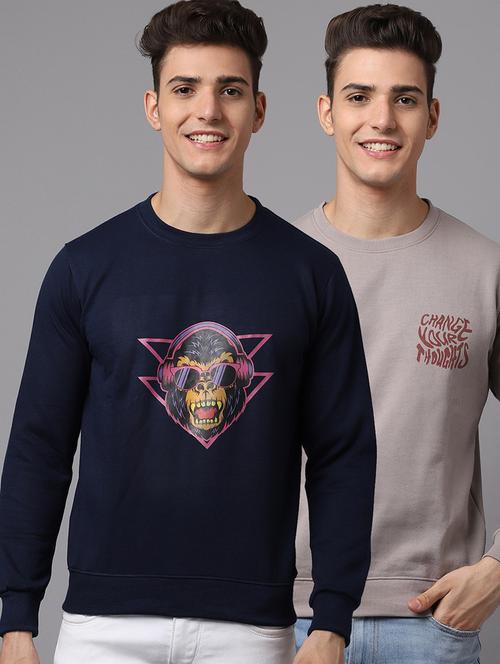 men pack of 2 printed sweatshirts - 21539774 - Very Small Image - 1