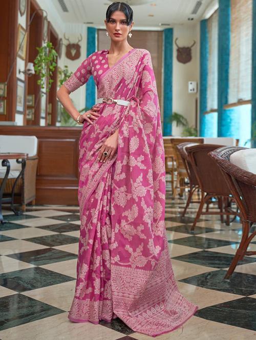 women self design zari work kanjivaram saree - 21541577 - Very Small Image - 1