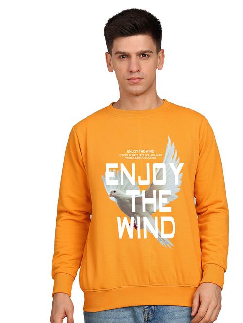 men front print long sleeve sweatshirt - 21541731 - Very Small Image - 1