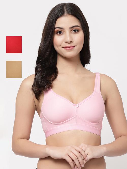 women pack of 3 solid bra combo - 21543726 - Very Small Image - 1