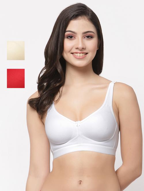 women pack of 3 solid bra combo - 21543751 - Very Small Image - 1