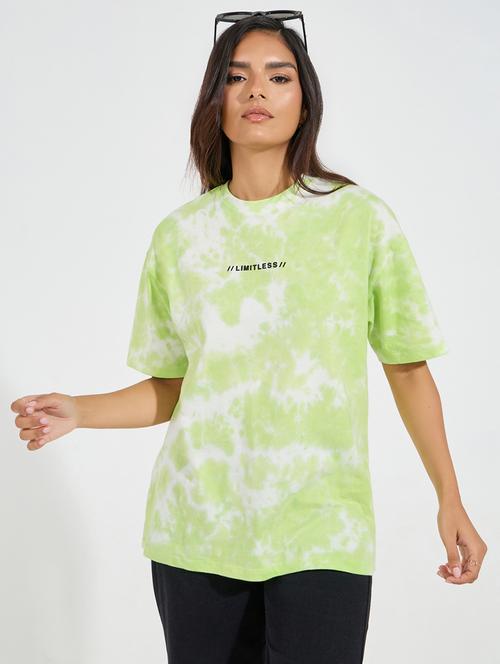 yellow cotton oversized tshirt - 21546970 - Very Small Image - 1