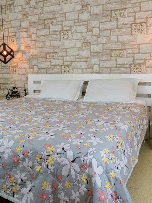 veahome cotton floral double size comforter ( 230 x 230 cm ) - 21547458 - Very Small Image - 1