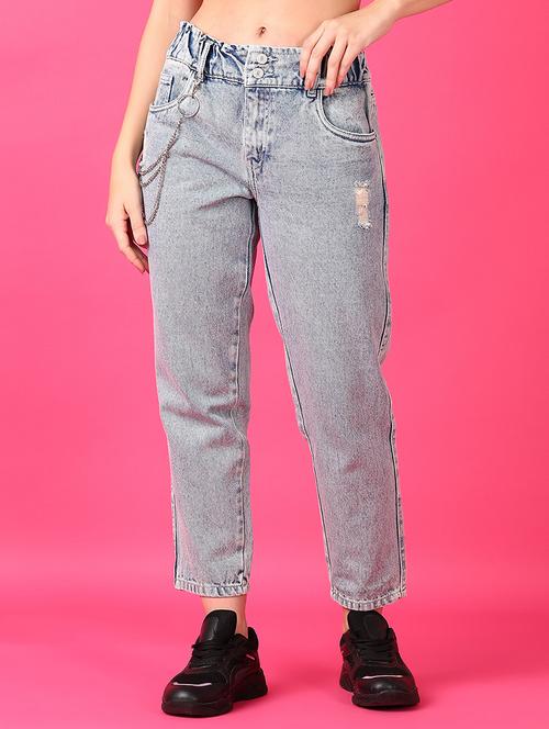 women mid high rise denim jeans - 21547707 - Very Small Image - 1