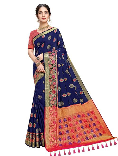 women self design banarasi saree - 21549244 - Very Small Image - 1