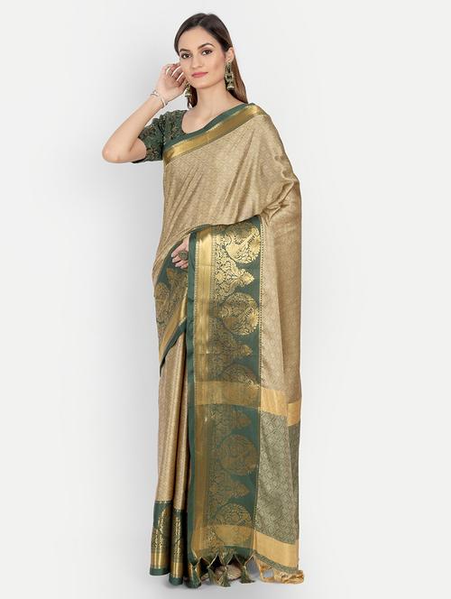 women self-designed bordered saree - 21549706 - Very Small Image - 1