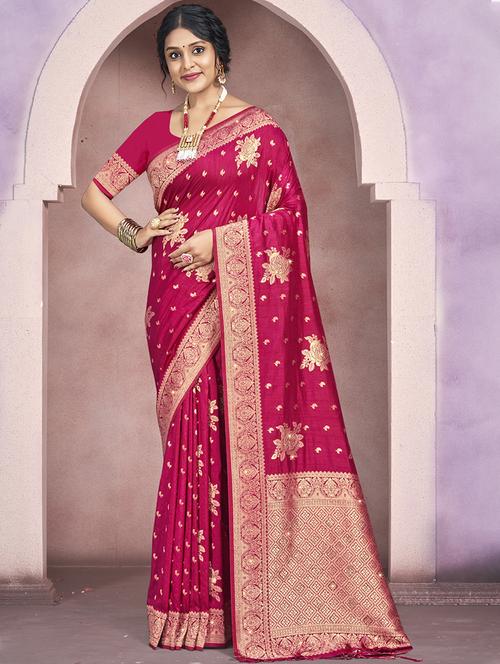 women zari work banarasi saree - 21551258 - Very Small Image - 1