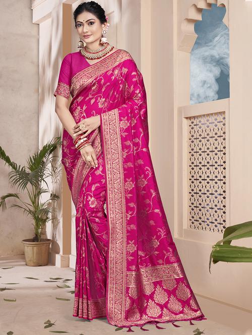women zari work banarasi saree - 21551284 - Very Small Image - 1
