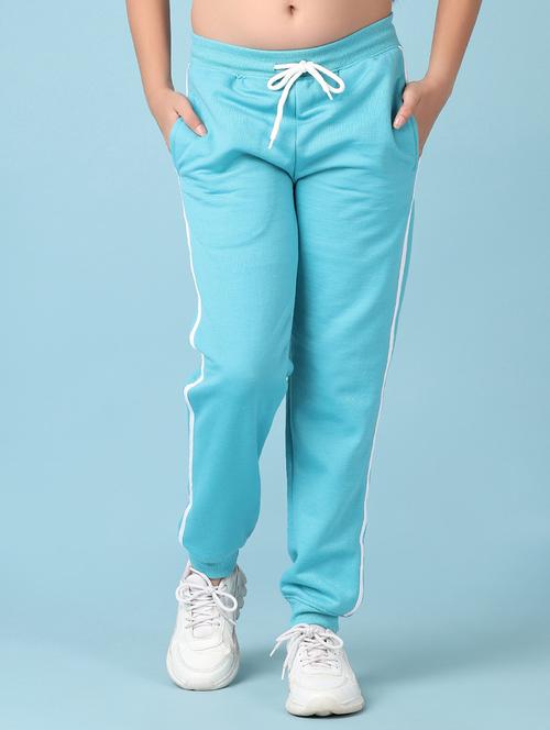 girls light blue solid jogger - 21551467 - Very Small Image - 1