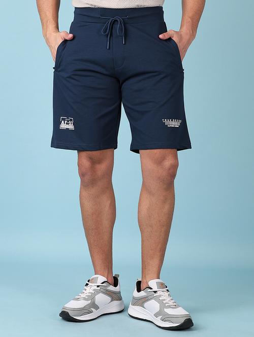 men solid mid rise regular fit sports short - 21551530 - Very Small Image - 1