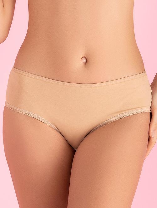 women solid mid rise panty - 21552147 - Very Small Image - 1