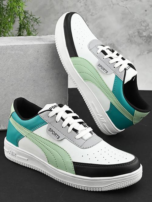 men color block lace up sneaker - 21554746 - Very Small Image - 1