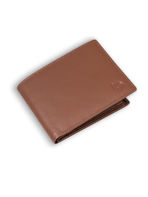 tan genuine leather wallet - 21556658 - Very Small Image - 1
