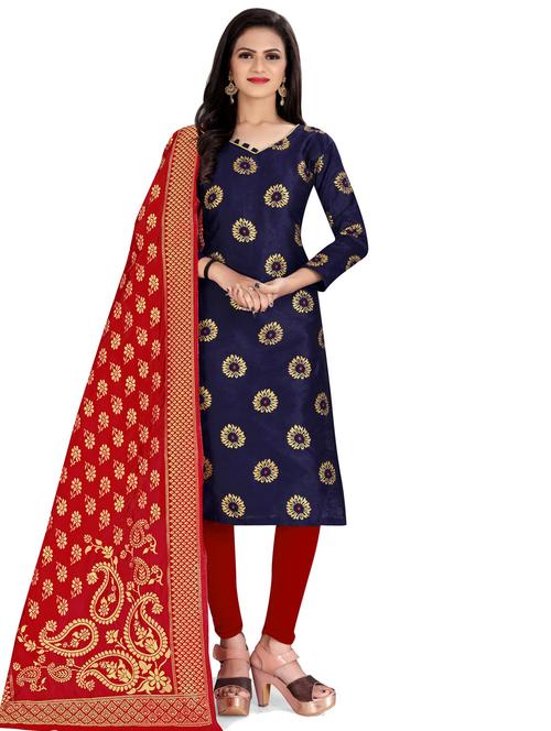 women self design unstitched suits - 21557277 - Very Small Image - 1