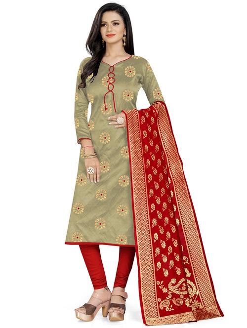 women self design unstitched suits - 21557279 - Very Small Image - 1