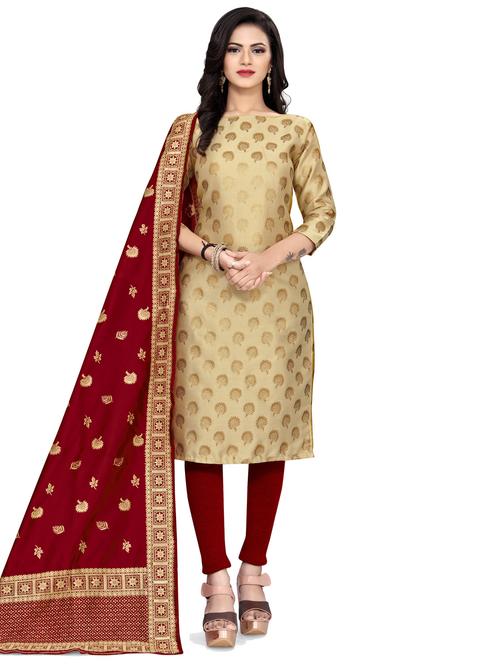 women self design unstitched suits - 21557285 - Very Small Image - 1