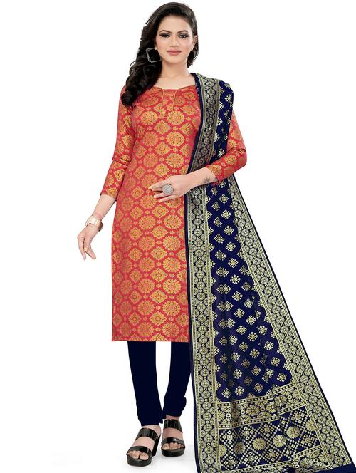 women self design unstitched suits - 21557287 - Very Small Image - 1