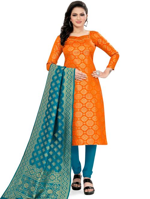 women self design unstitched suits - 21557289 - Very Small Image - 1