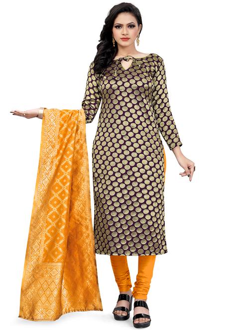 women self design unstitched suits - 21557296 - Very Small Image - 1