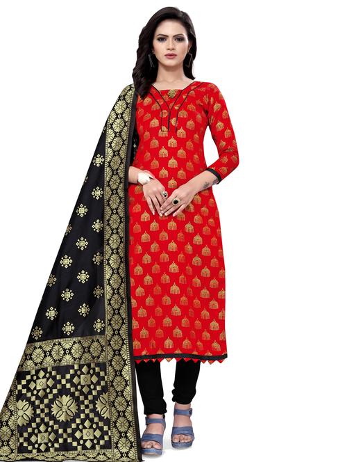 women self design unstitched suits - 21557343 - Very Small Image - 1