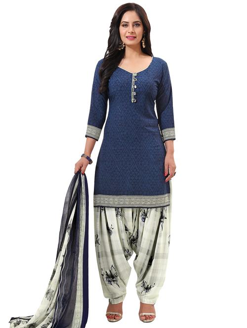 women geometric printed unstitched suits - 21557396 - Very Small Image - 1