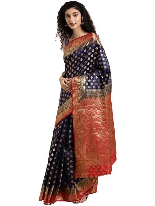 women self design banarasi saree - 21557567 - Very Small Image - 1