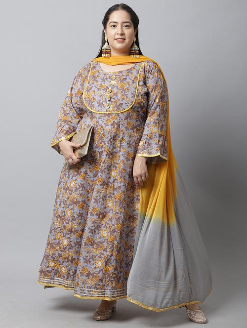 women printed long sleeves suit set - 21558435 - Very Small Image - 1