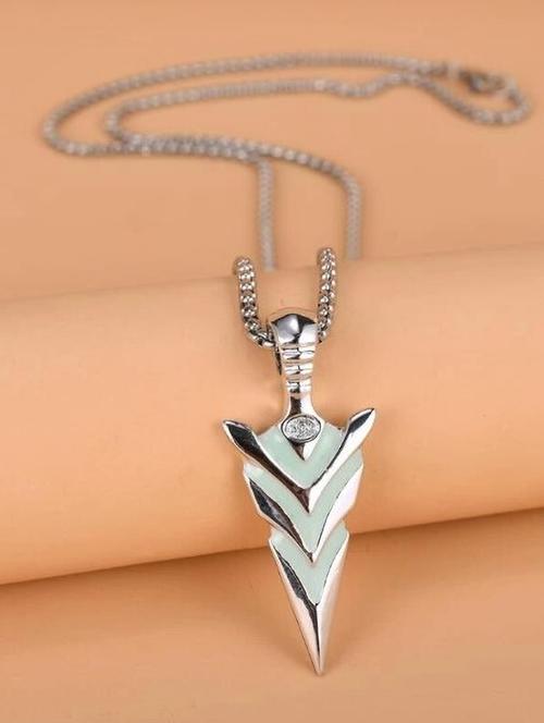 silver metal chain necklace - 21559180 - Very Small Image - 1