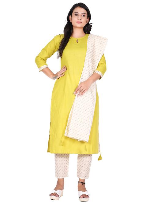 women printed three quarter sleeves suit set - 21563779 - Very Small Image - 1