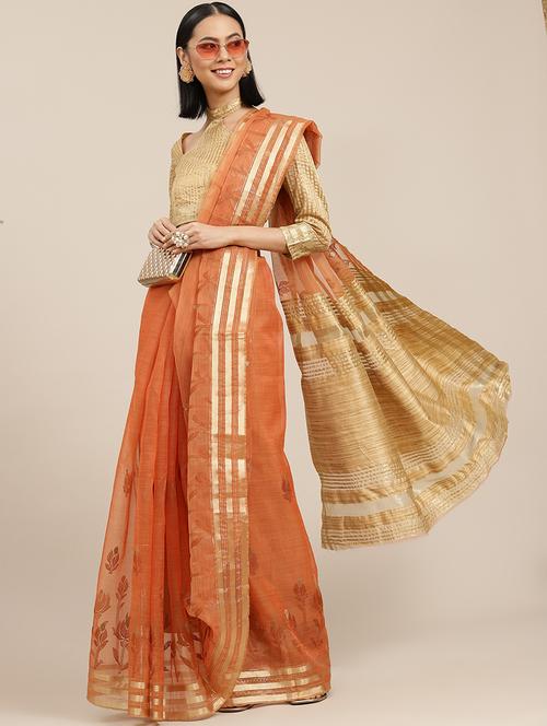 women self-designed bordered saree - 21565763 - Very Small Image - 1