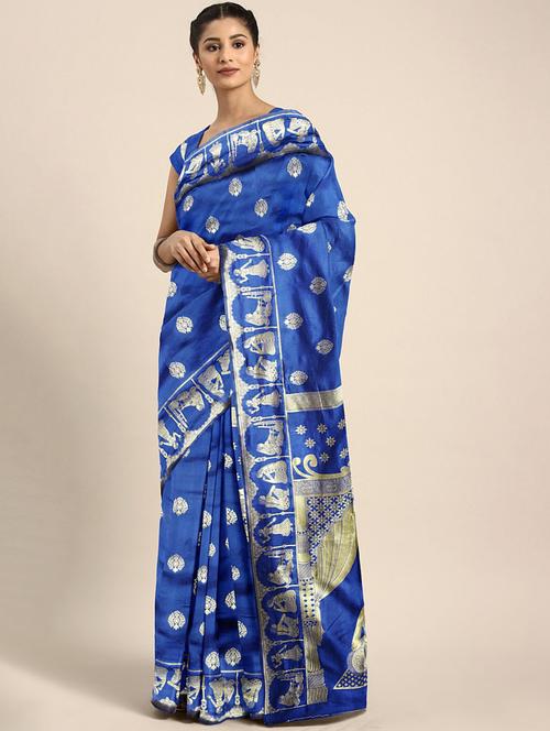 women self design paithani saree - 21565957 - Very Small Image - 1