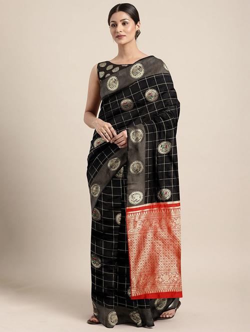 women self-designed bordered saree - 21565974 - Very Small Image - 1