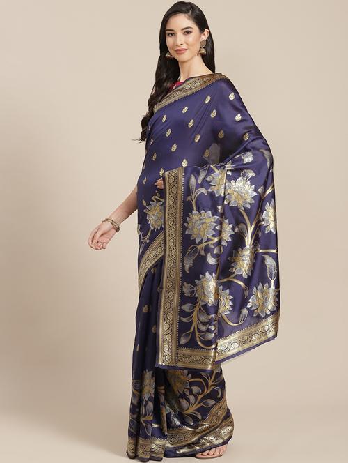 women self design banarasi saree - 21566078 - Very Small Image - 1