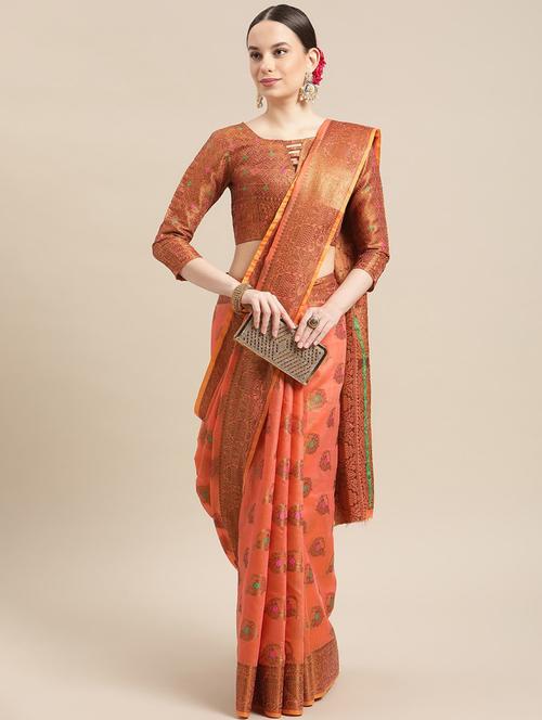 women self design banarasi saree - 21566081 - Very Small Image - 1